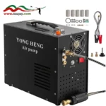 کمپرسور یانگ هانگ مشکی سایز بزرگ 300 بار بدون آب روغن دوکاره