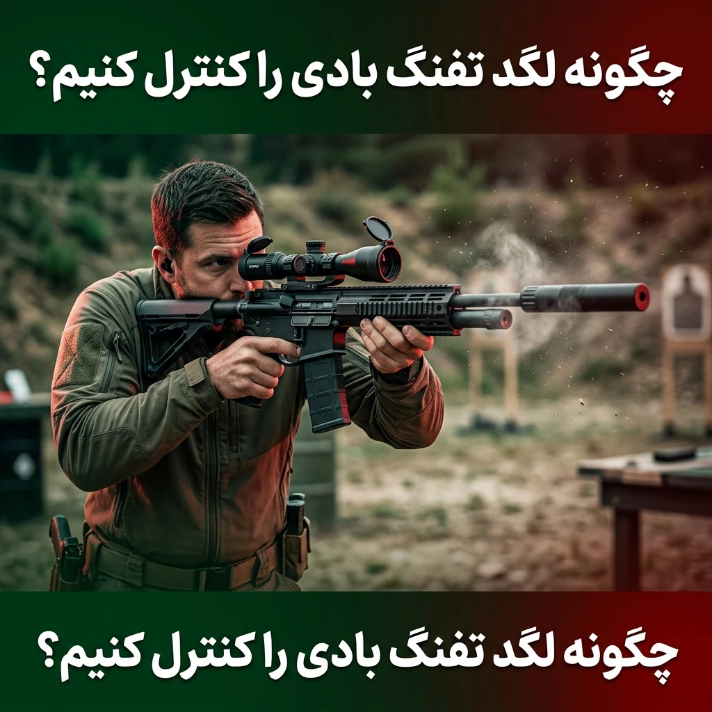 چگونه لگد تفنگ بادی را کنترل کنیم؟ 