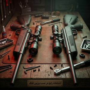 اشتباهات رایج در نصب دوربین تفنگ 